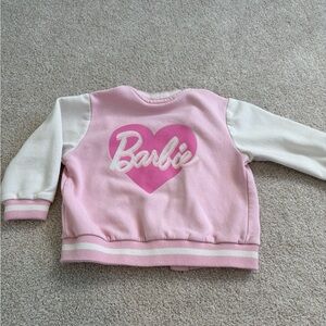 Barbie Pink and White Heart Jacket